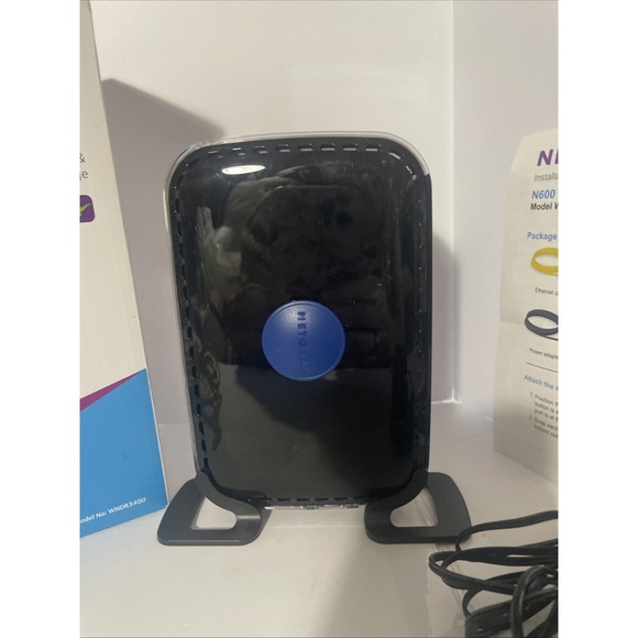 NETGEAR Wi-Fi Router Wireless N600 Dual Band Router WNDR3400 - Open Box - Picture 3 of 12